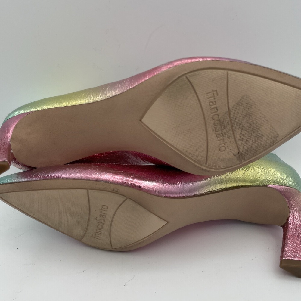Franco Sarto Womens Toya Rainbow Shine Pump‎ Size 8 - Picture 8 of 9